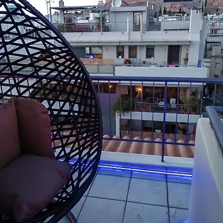 B 2 Luxury Acropolis View Privat Jacuzzi דירה אתונה